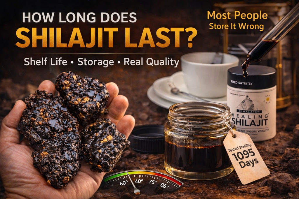 How Long Does Shilajit Last? The Complete Shelf Life Guide (Backed by Real Testing & Traditional Preparation)