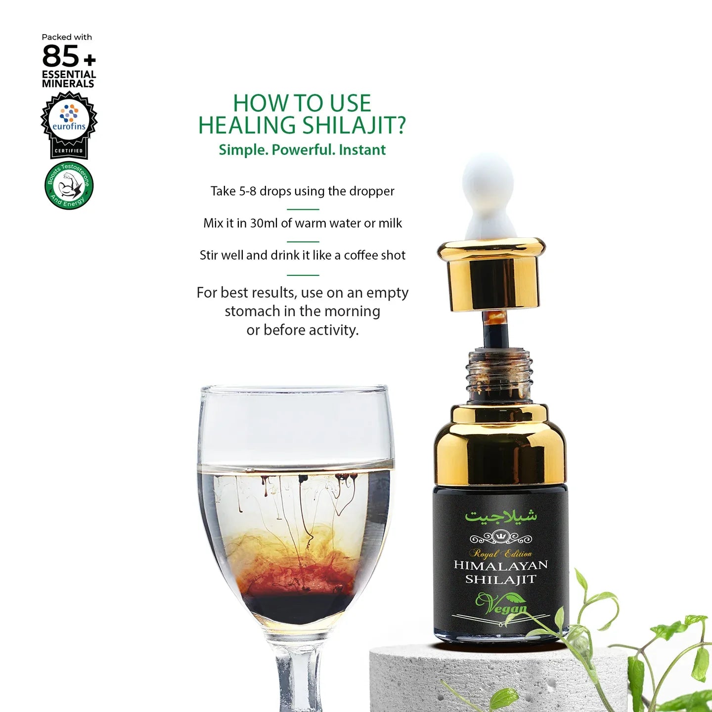 Healing Shilajit Drops 30ml - Healing Shilajit