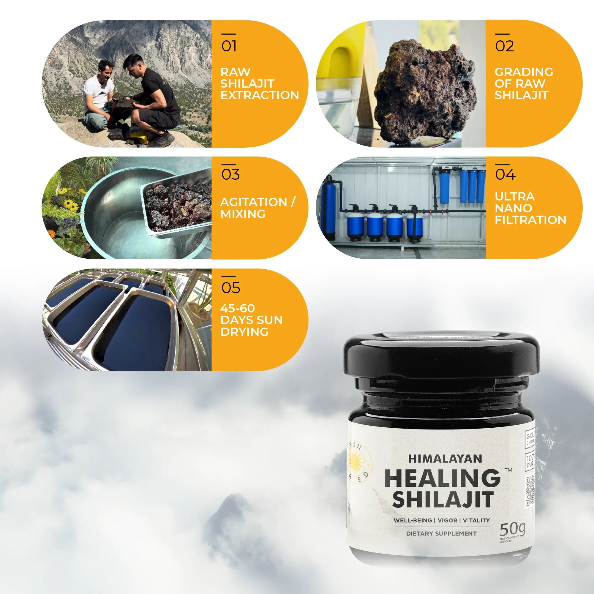 Healing Shilajit™ 100g - Authentic Himalayan Shilajit Resin Healing Shilajit
