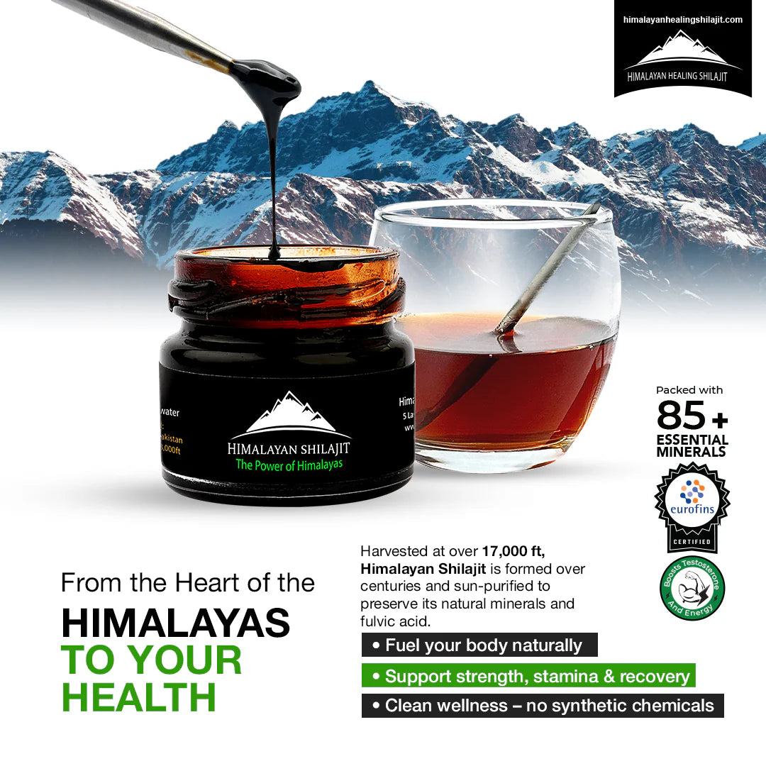 40g Black Healing Shilajit Resin | 80 Servings Healing Shilajit