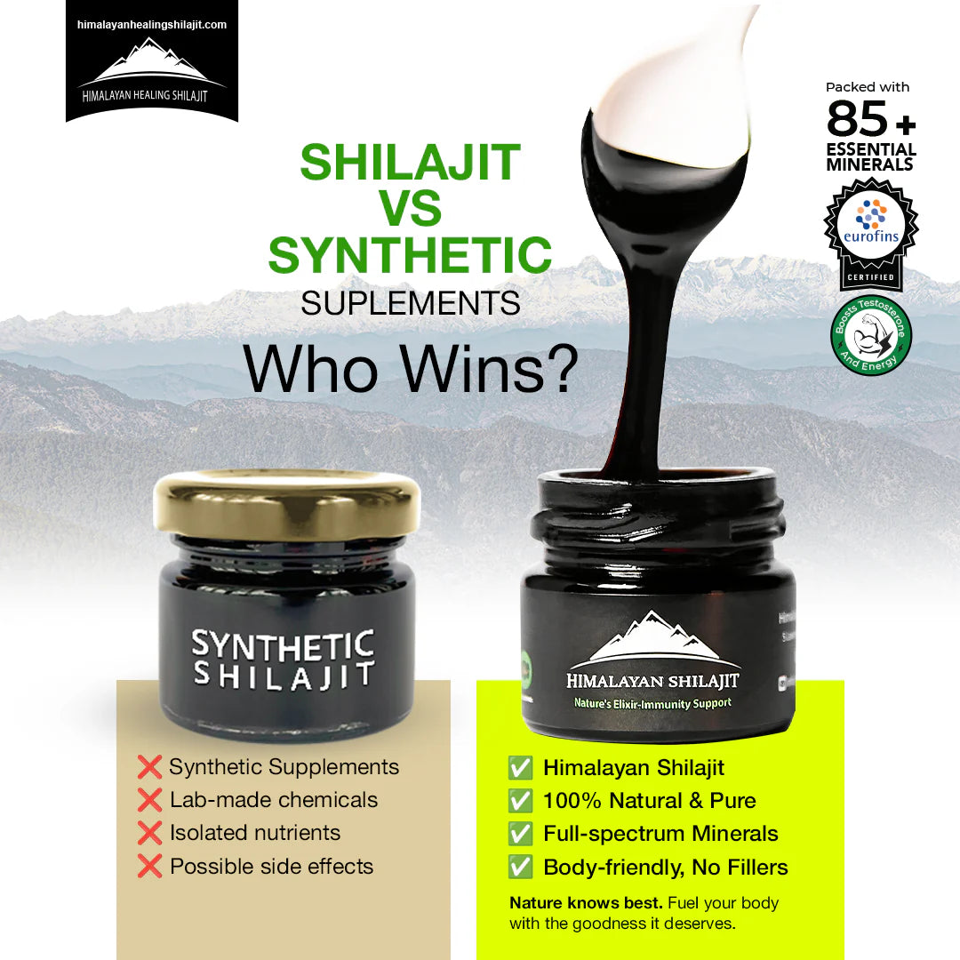 40g Black Healing Shilajit Resin | 80 Servings Healing Shilajit