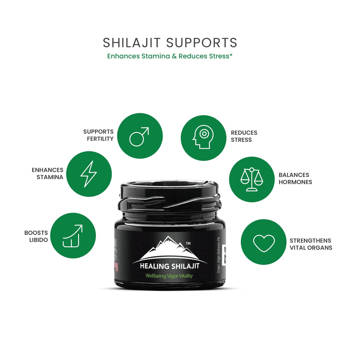 Shilajit Resin – 30g | 60 Servings | Natural Dietary Supplement