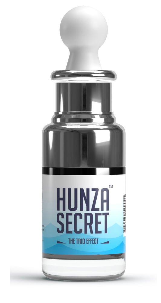 Hunza Drops - The Secret Of Hunza With Multi Natural Minerals Complex 100% Natural Mineral From Pure Himalayas - Healing Shilajit