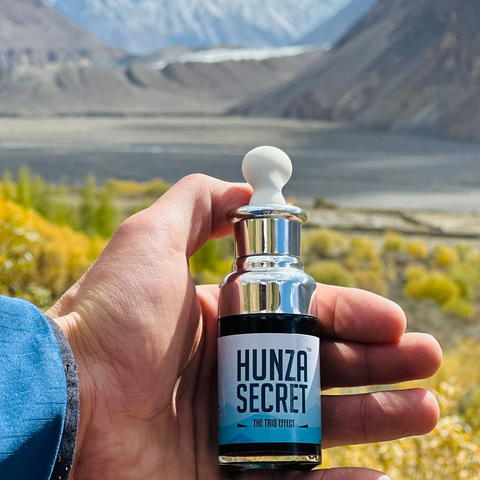 Hunza Drops - The Secret Of Hunza With Multi Natural Minerals Complex 100% Natural Mineral From Pure Himalayas - Healing Shilajit